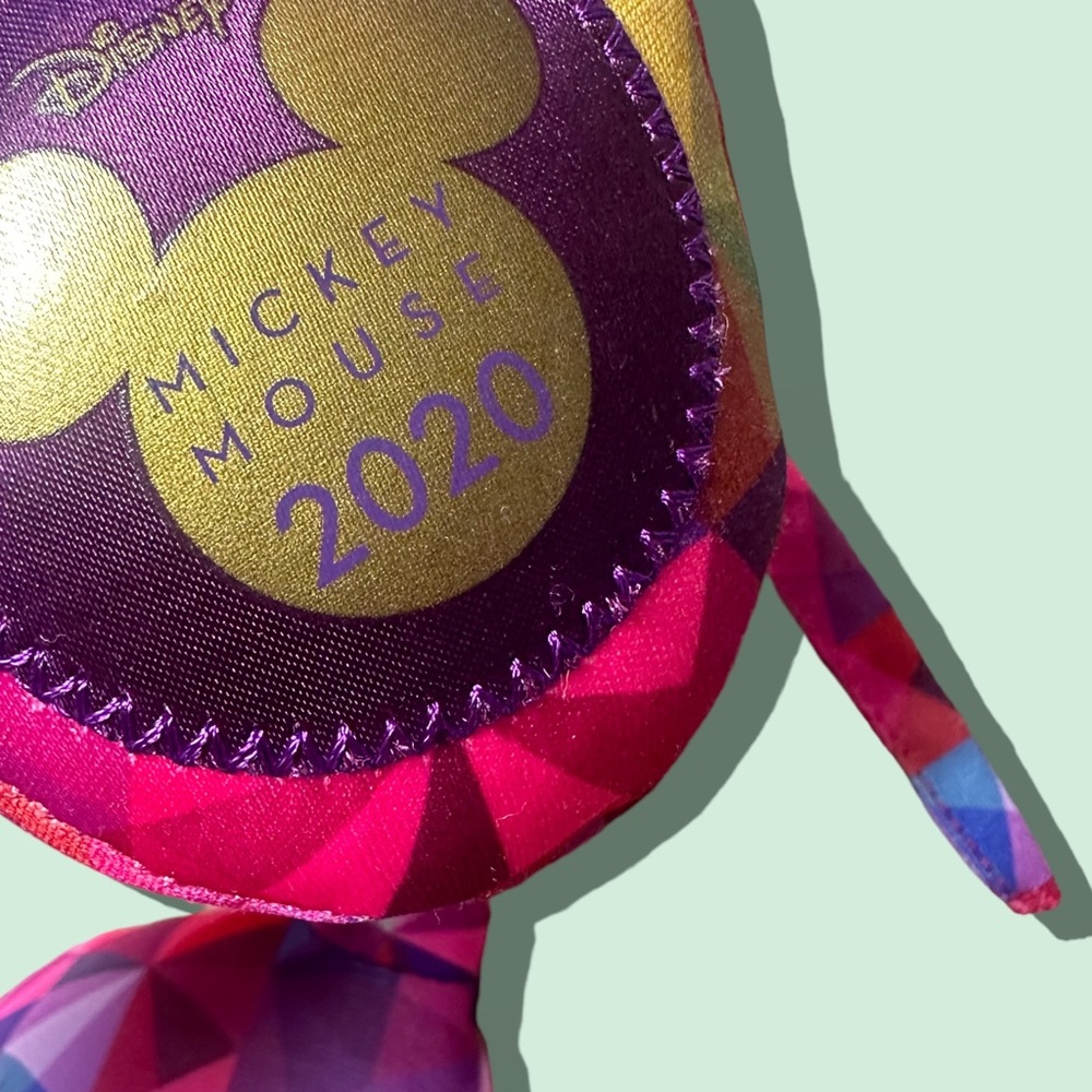 Disney Mickey Year of the Mouse 2020 Plush Colorful Kaleidoscope Design 16” Tall - Picture 9 of 9